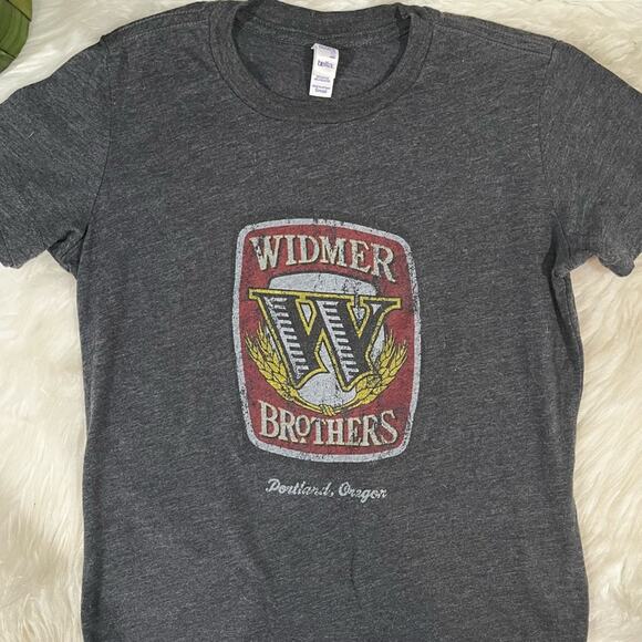 NEW Bella Cotton Widmer Brothers Brewing Portland Oregon Short Sleeve T Shirt S - Picture 5 of 12